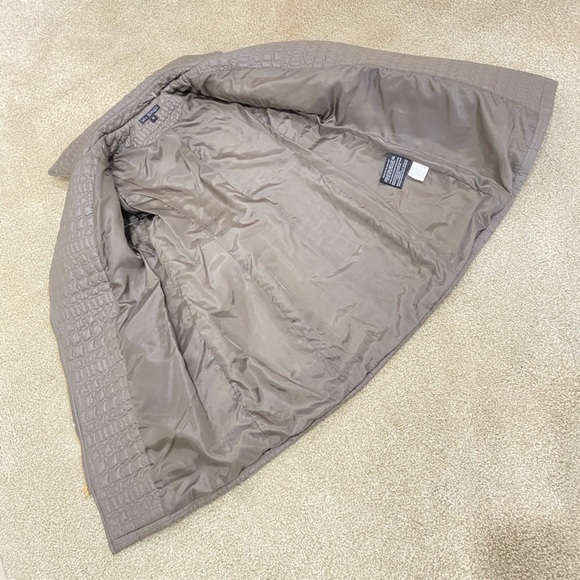 Via Spiga diamond quilted Walker zip up jacket skim latte lightweight medium - Picture 10 of 12